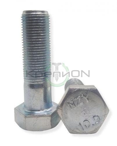 Болт с шестигранной головкой, мелкая резьба, неполная DIN 960, кл. 8.8