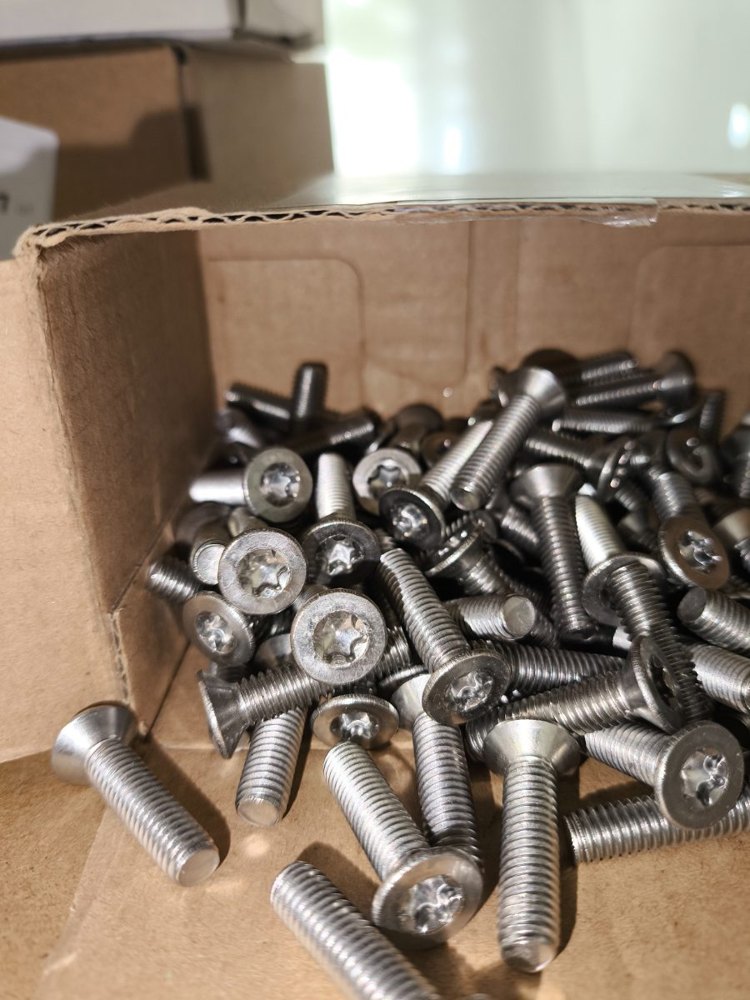 Винт с потайной головкой и шлицем TORX ISO 14581, нерж. A2