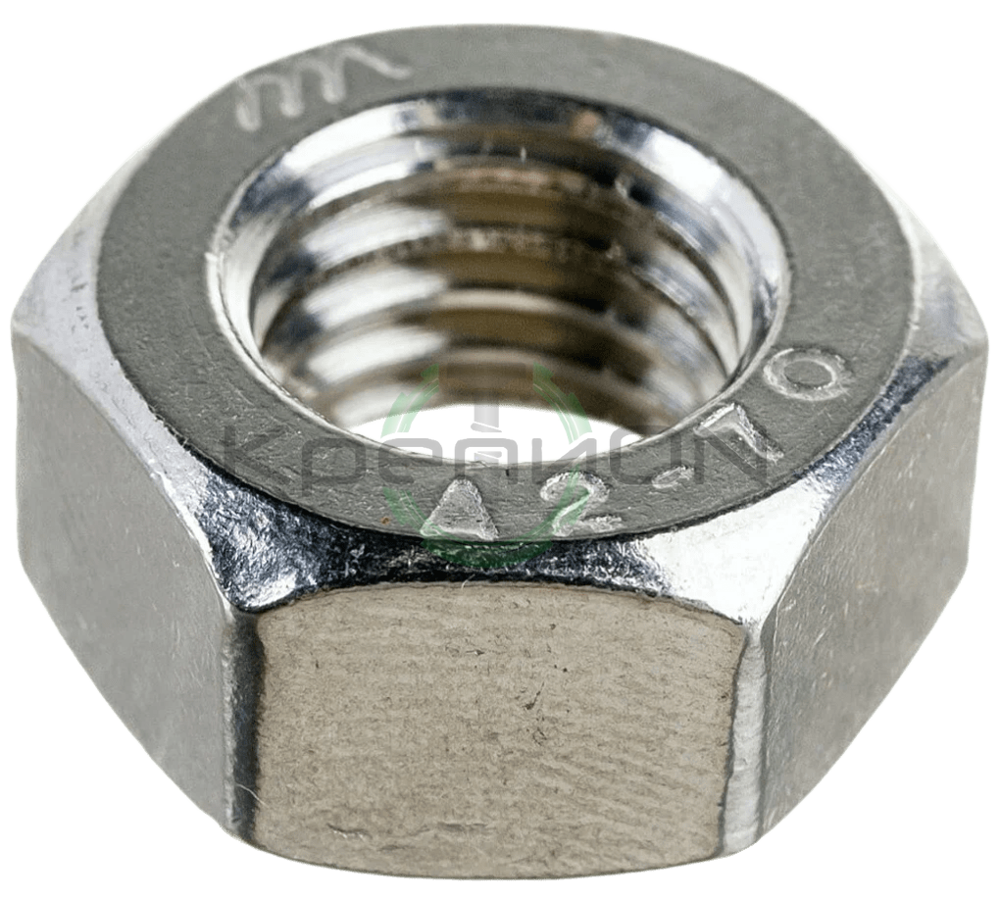 Гайка шестигранная DIN 934 / ГОСТ 5915-70, нерж. A2